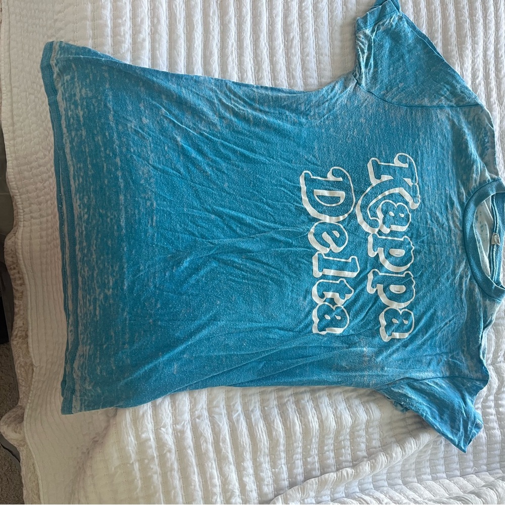 Kappa Delta faded blue tshirt